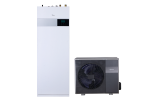 Midea MHA-V16W/D2N8-B2H2-IWT240 M-Thermal osztott hőszivattyú (R32, 16 kW, 1 fázis, 240l, fekete)